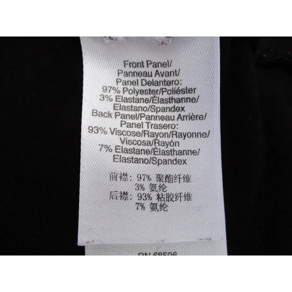 DKNY Sleeveless Tank Top Women's Size XS Silky Black Bodycon Y2K Business - Picture 6 of 14